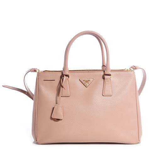 prada saffiano lux double zip tote cammeo|PRADA Saffiano Lux Galleria Double Zip Tote .